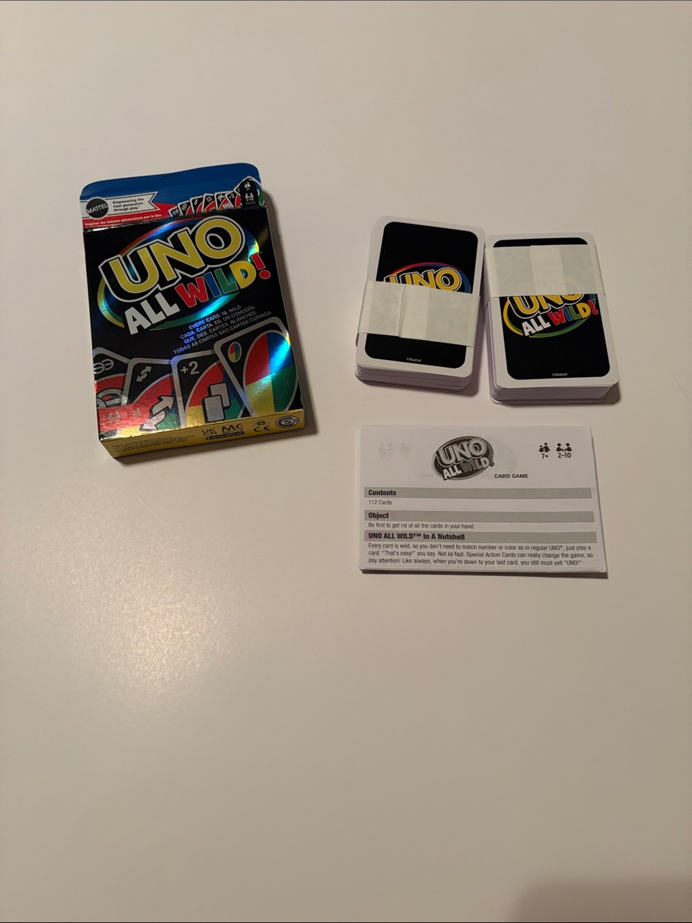 Mattel UNO All Wild Card Game